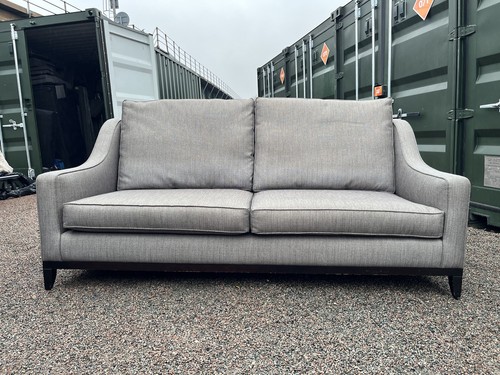 Grey three seater - three, sofa