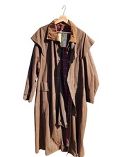 Backhouse Pre Barbour RARE Stockman Waxed Riding Long  Coat Brown XL Extra Large