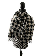 Cashmere Blend Scarf Women Plaid Shawl Winter Warm Long Soft Wool Wrap Pashmina
