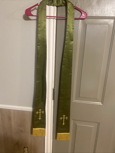 Silk church clergy stole - clergy,