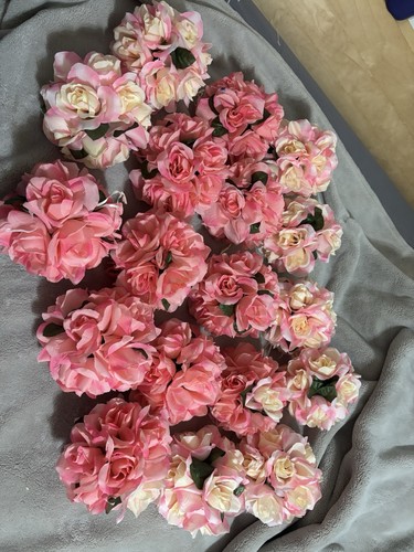 Silk flower kissing balls - silk,