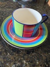 Whittard Of Chelsea Cup And Saucer Set Ceramic Tea Coffee Preowned