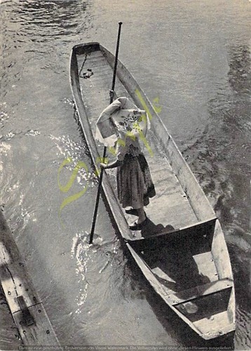 Spreewald postcard boat trip - postcard,,