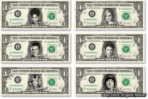 Celebrities real dollar - on,