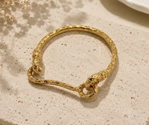 Vintage style gold - tone, snake