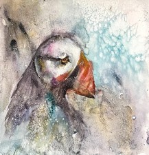 Original Watercolour Puffin