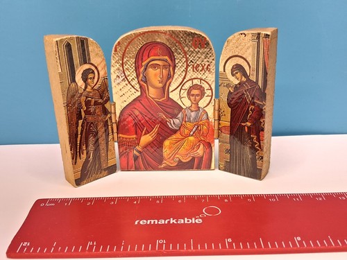 Vintage byzantine style wooden - vintage,