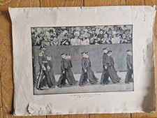 Antique naval picture - picture, 1897