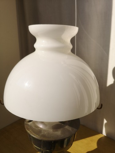 Cased white glass aladdin - cased,