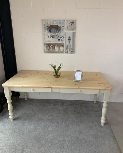 6ft table with drawers - &, 2