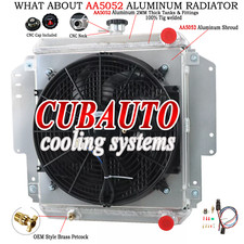 2 Row Radiator+Shroud Fan For 1981-1996 1982 Suzuki Sierra Jimny Samurai SJ413