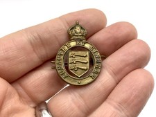 Ww1 essex yeomanry brass - ww1,