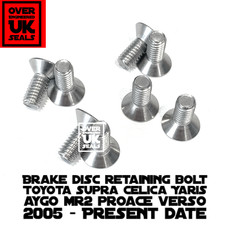 Brake disc retaining bolt