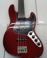 [Fender] American Deluxe Jazz Bass N3 Red USA Solid Body Electric Bass Guitar
