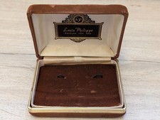 Vintage Cufflinks velvet Louis Philippe gift box