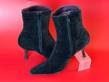 F&F Black Corduroy Ankle Boots