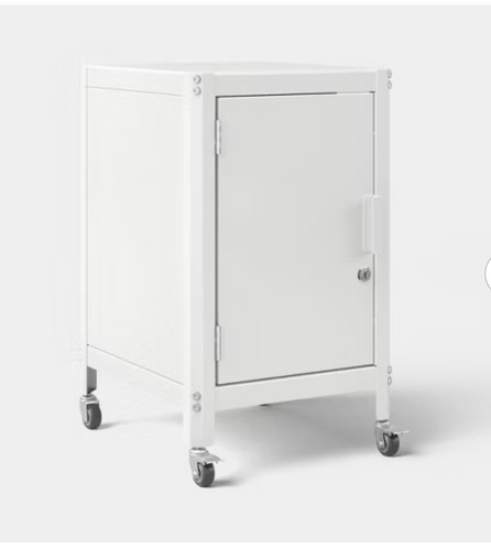 Dorm metal rolling locker - metal,