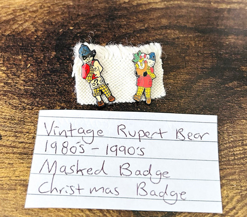Vintage rupert bear - vintage, masked