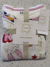 M&S Girls Cotton Christmas