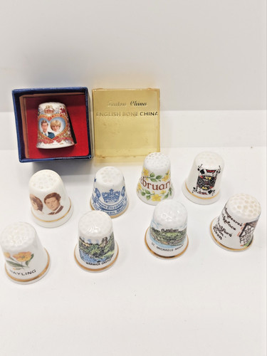 Vintage china thimbles incl - vintage,