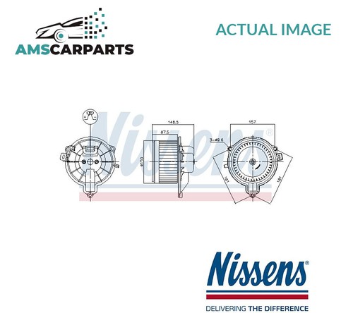 Interior blower fan - motor, lhd