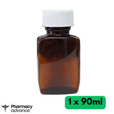 Medicine amber plastic bottles - amber,
