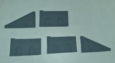 5 X Resin Detailed Model Railway Retaining Wall Side Slops Aches For N Gauge
