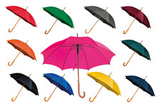 Traditional Wooden Umbrellas