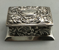 Victorian Silver Double Stamp