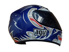 AGV K4 Helmet England Uk Graphic Design. size Small.55-56 cm, Black Tinted Visor