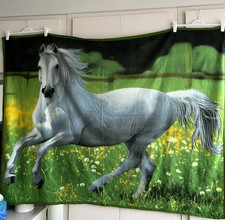 White Horse Blanket 48" x 65"