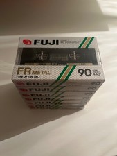 1X FUJI FR Metal Cassette Tape 90 Type IV Metal brand new & sealed