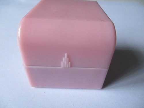 Art deco pink celluloid - celluloid, ring