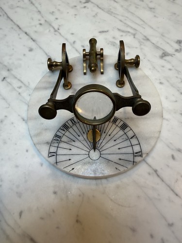 Vintage brass noon signal - vintage,