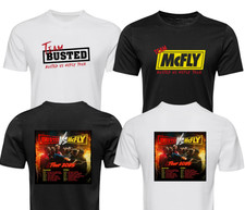 Team Busted T Shirt  Busted Vs McFly  2025 Tour Unisex Uk Concert Fan Tee Top 25