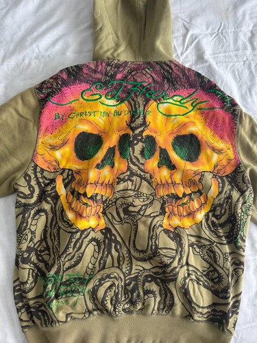 Vintage hardy flaming skull - hardy,