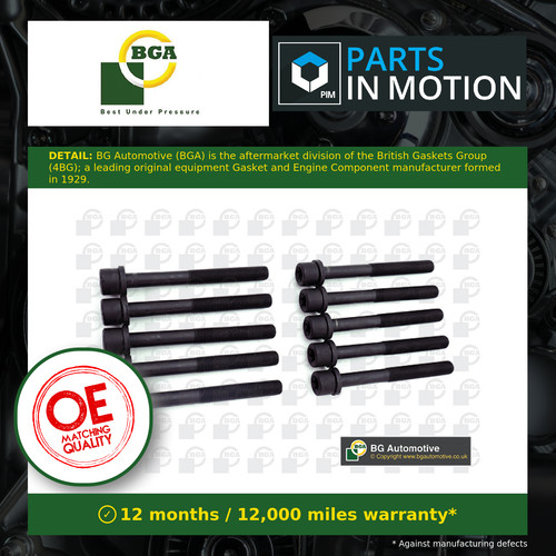 Cylinder head bolts fits - head,