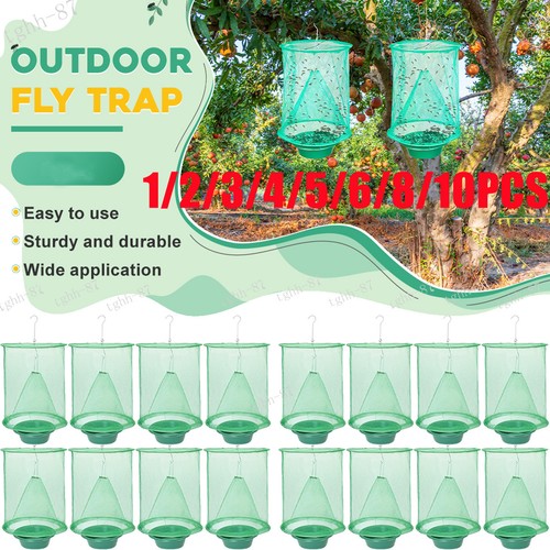 10pcs fly trap catcher - 1-10pcs,