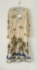 Zara Kaftan Dress Women Ramie