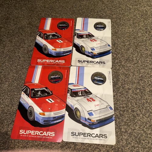 Supercars 50c coins gtr rx7 - coins,