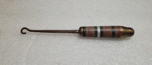 Antique trench art - art, button