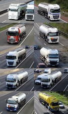 10 Truck Photos 6x4 Daf Tankers Lorry Photographs (Lot 25)