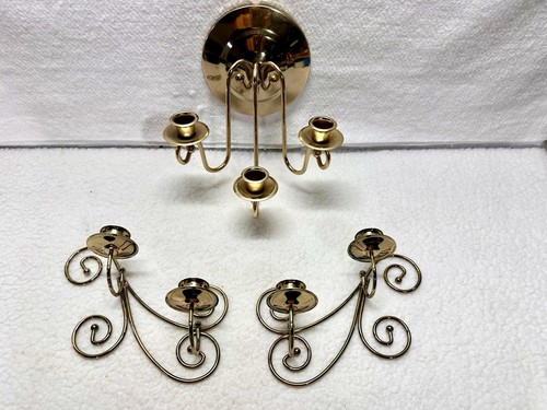 Vintage brass candelabra - vintage,