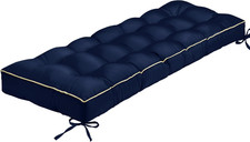 Outdoor Bench Cushion, Tufted
