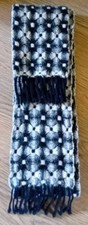 Merino Lambswool Maletassé Vintage Tie Rack Gents Scarf