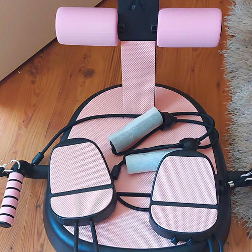 Pink black exerciser with - black,