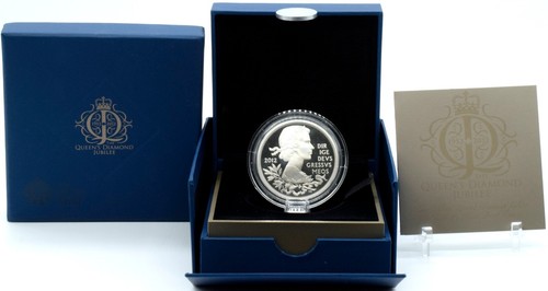 2012 silver proof queen - silver, £5