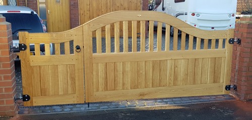 Solid european oak driveway - solid,