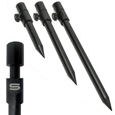 Black Bank Sticks Saber Carp Coarse Aluminium Banksticks 3 sizes
