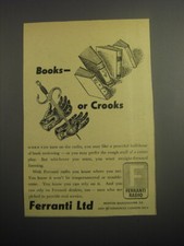 1948 Ferranti Radio Ad